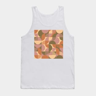 Terracotta Abstract Theme Tank Top